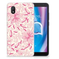 Alcatel 1B (2020) TPU Case Pink Flowers