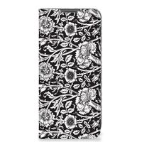 Nokia G11 | G21 Smart Cover Black Flowers - thumbnail