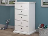 Commode PARISA 5 lades wit - thumbnail