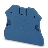 D-UT 2,5/10 BU  - End/partition plate for terminal block D-UT 2,5/10 BU