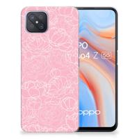 OPPO Reno4 Z | A92s TPU Case White Flowers