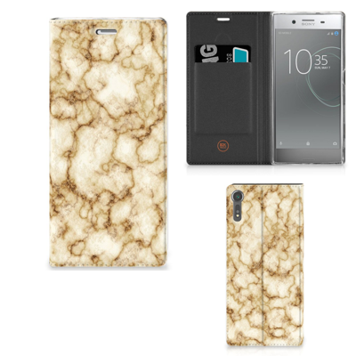 Sony Xperia XZ | XZs Standcase Marmer Goud