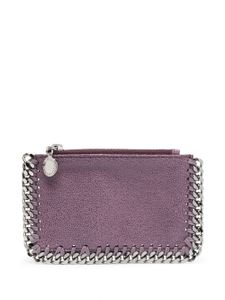 Stella McCartney porte-monnaie Falabella à fermeture zippée - Violet