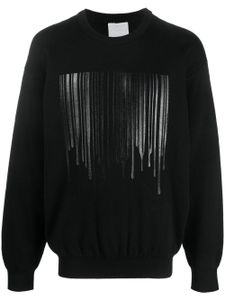 VTMNTS pull à logo imprimé - Noir