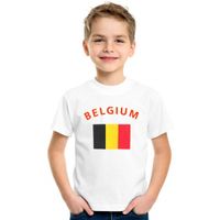 Kinder shirts met vlag van Belgie