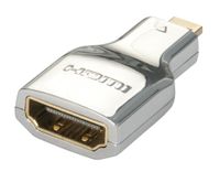 Lindy CROMO HDMI, M-F Micro HDMI Zilver - thumbnail