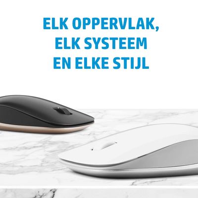 HP 410 Slim Muis Draadloos Wit 3 Toetsen 2000 dpi
