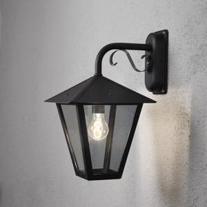 Konstsmide Benu Down 435-750 Buitenlamp (wand) Spaarlamp, LED E27 100 W Zwart