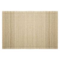 Rechthoekige placemat beige bamboe 45 x 30 cm   -