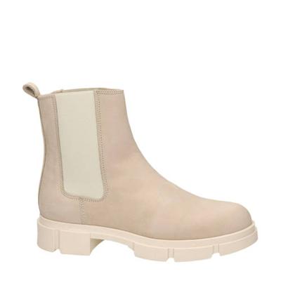 Nelson nubuck chelsea boots beige