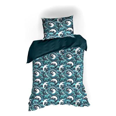 De Witte Lietaer Beaufort Dekbedovertrek - 1-persoons (140x200/220 Cm + 1 Sloop) - Katoen Satijn - Reflecting Pond