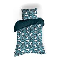 De Witte Lietaer Beaufort Dekbedovertrek - 1-persoons (140x200/220 Cm + 1 Sloop) - Katoen Satijn - Reflecting Pond