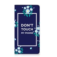 Samsung Galaxy A54 Design Case Flowers Blue DTMP - thumbnail