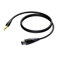 Procab CLA900/3 XLR-Jack microfoonkabel 3m