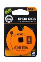 Fox Edge Armapoint Stiff Rig Beaked Chod Rigs 3St. 30LB Size 5