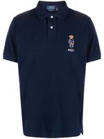 Polo Ralph Lauren Polo Bear-embroidered polo shirt - Bleu