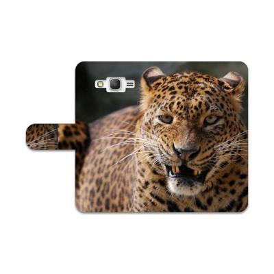 Samsung Galaxy Grand Prime | Grand Prime VE G531F Telefoonhoesje met Pasjes Luipaard Samsung Galaxy Grand Prime | Grand Prime VE G531F Telefoonhoesje met Pasjes Luipaard