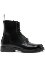 Henderson Baracco bottines en cuir à lacets - Noir