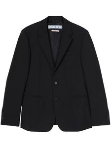 Off-White blazer Corporate à coupe slim - Noir