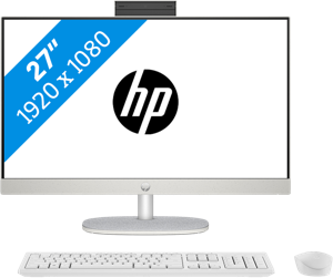 HP 27-cr1950nd PC Intel Core Ultra 5 125U 68,6 cm (27") 1920 x 1080 Pixels Alles-in-één-pc 16 GB DDR5-SDRAM 512 GB SSD Windows 11 Home Wi-Fi 6 (802.11ax) Wit