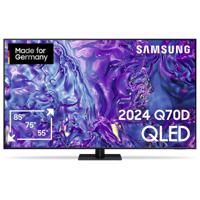 Samsung QLED 4K Q70D QLED-TV 138 cm 55 inch Energielabel E (A - G) CI+*, DVB-T2 HD, QLED, Smart TV, UHD, WiFi Zwart - thumbnail