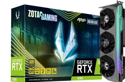 Zotac GAMING GeForce RTX 3080 AMP Holo LHR NVIDIA 10 GB GDDR6X