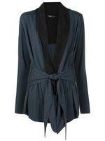 Uma | Raquel Davidowicz cardigan à taille nouée - Bleu