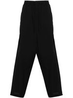 Y-3 pantalon de jogging à logo imprimé - Noir