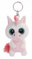 Nici sleutelhanger Glubschis Milky Fee junior pluche 9 cm wit