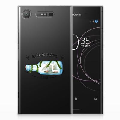 Sony Xperia XZ1 Telefoonhoesje met Naam Boho Bottle
