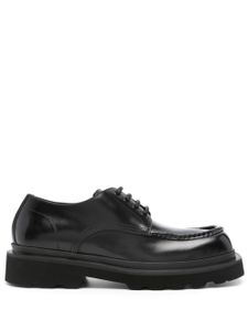 Dolce & Gabbana derbies en cuir à bout carré - Noir