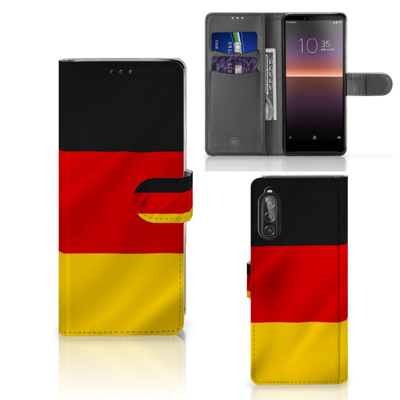 Sony Xperia 10 II Bookstyle Case Duitsland Sony Xperia 10 II Bookstyle Case Duitsland