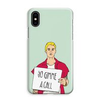 Gimme a call: iPhone XS Max Volledig Geprint Hoesje - thumbnail