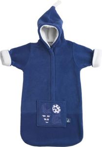 Buggy Snuggle Baby Voetenzak Love Emd Blue Fleece 0-6 mnd