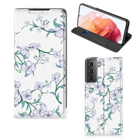 Samsung Galaxy S21 Uniek Smart Cover Blossom White - thumbnail