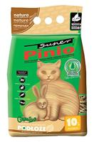 Super Pinio Houtpellets ongeparfumeerde kattenzak, 10 liter
