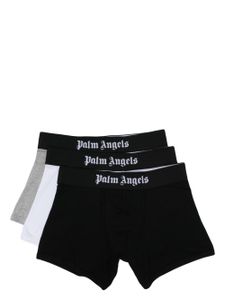 Palm Angels logo-waistband boxers (pack of 3) - Noir