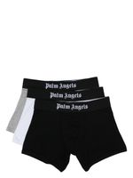 Palm Angels logo-waistband boxers (pack of 3) - Noir - thumbnail