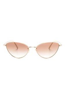 Oliver Peoples lunettes de soleil à monture papillon (1998) - Or