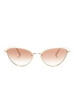 Oliver Peoples lunettes de soleil à monture papillon (1998) - Or