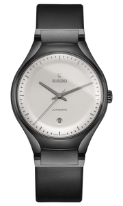 Horlogeband Rado 01.763.0071.3.110 / R070906410 Leder Zwart