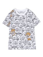 Moschino Kids t-shirt en coton à logo imprimé - Blanc - thumbnail