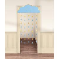 Deurdecoratie Geboorte Jongen Wolkje