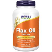 Now Foods NF Flax Oil 250 gels, 1000 mg