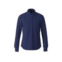 BOSS Casual slim fit overhemd met all over print marine