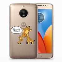 Motorola Moto E4 Plus Telefoonhoesje met Naam Giraffe