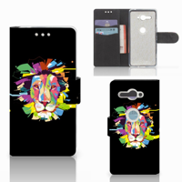 Sony Xperia XZ2 Compact Leuk Hoesje Lion Color