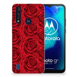 Motorola Moto G8 Power Lite TPU Case Red Roses