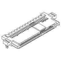 Molex 1511240001 Female behuizing (board) Totaal aantal polen: 68 Inhoud: 1 stuk(s) Tape - thumbnail