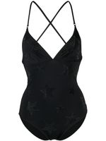 Stella McCartney maillot de bain à ornements en cristal - Noir - thumbnail